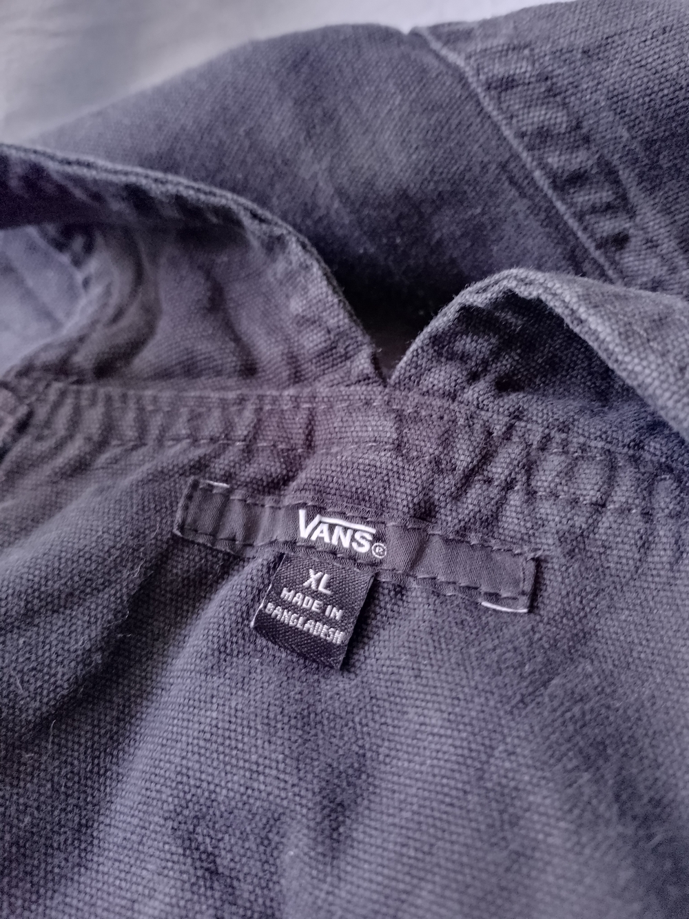 Vans Black Men's Carpenter Overalls Classic Workwear Style - Picture 2 of 11